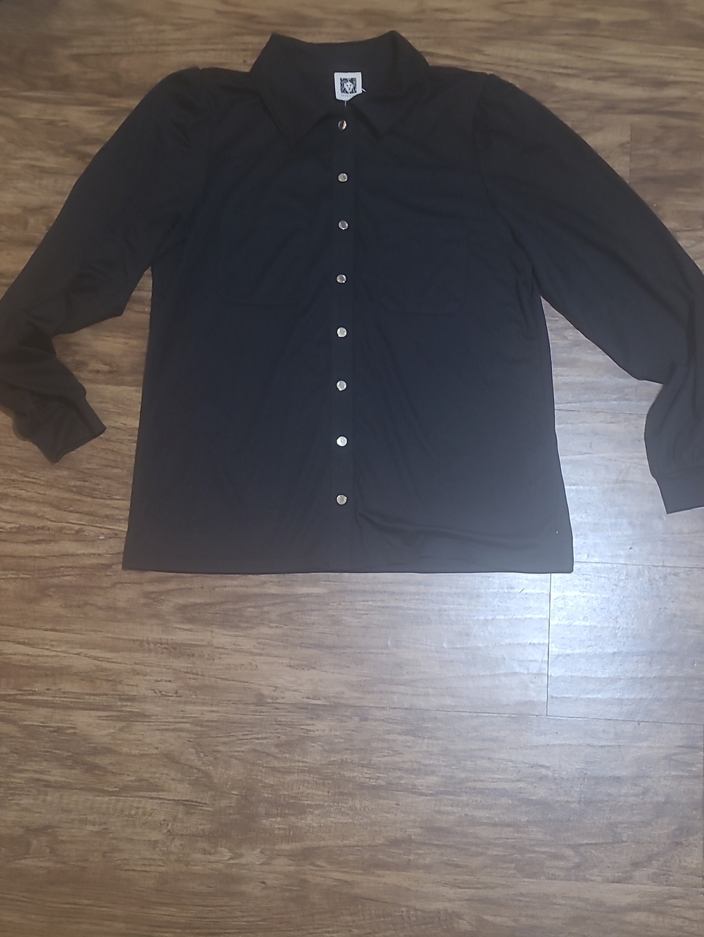Anne Klein Top M NWT Black